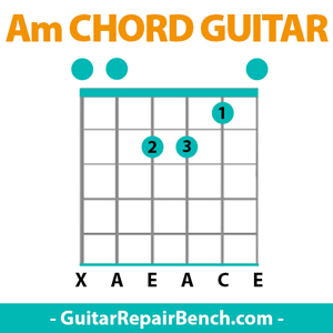 am chord for guitar